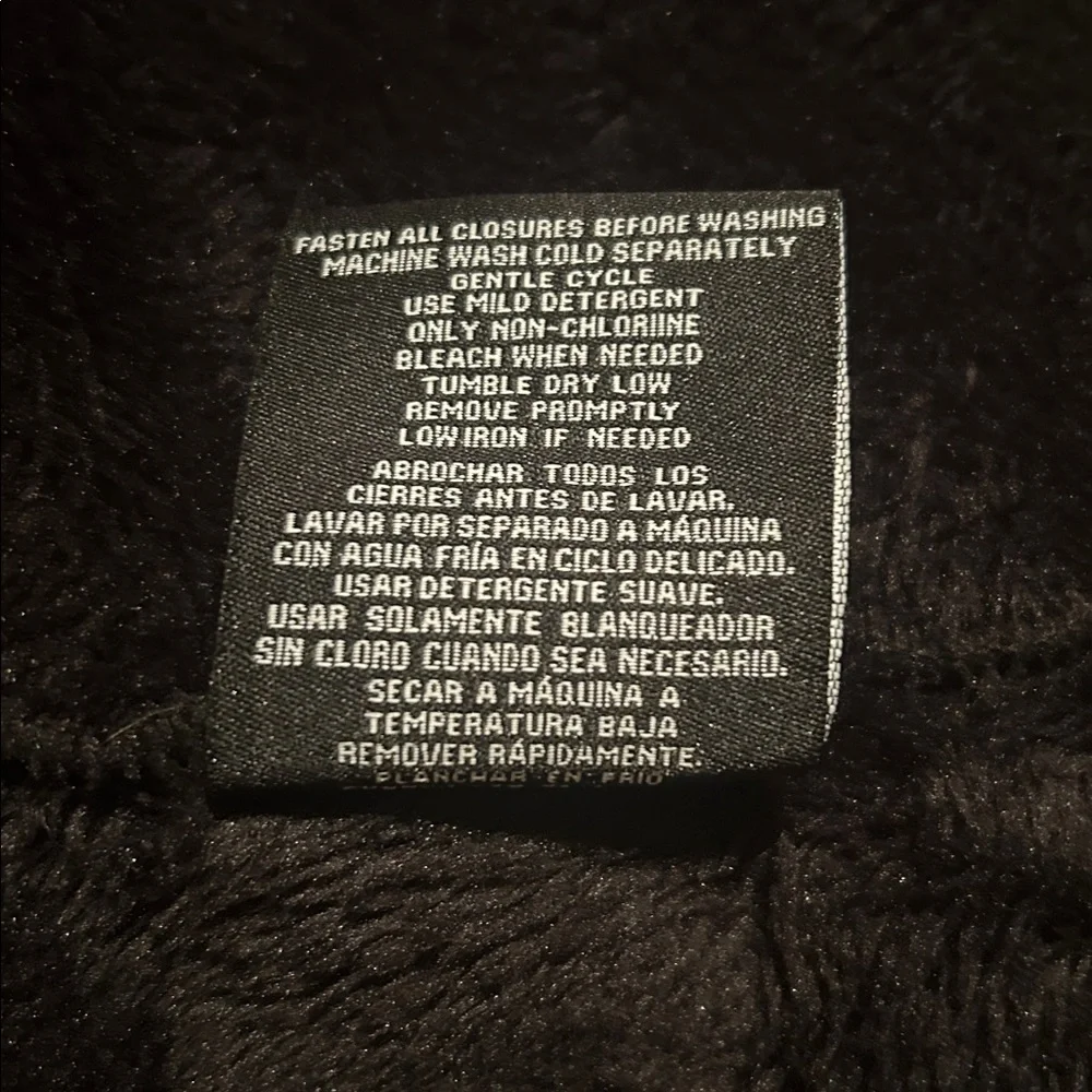 32 Degrees Heat full zip up‎ Black Plush Jacket Size M - Picture 10 of 10